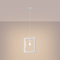Lampa wisząca ARIES biała