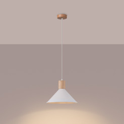 Lampa wisząca JAGA biała