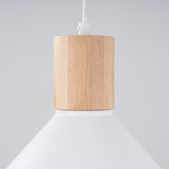 Lampa wisząca JAGA biała