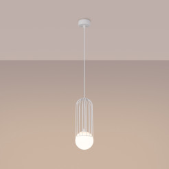 Lampa wisząca BRINA 1 biała