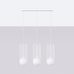Lampa wisząca BRINA 3L biała