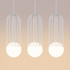 Lampa wisząca BRINA 3L biała