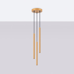 Lampa wisząca ARCHE 3P złota