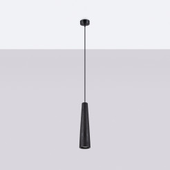 Lampa wisząca ELECTRA czarna beton