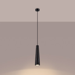 Lampa wisząca ELECTRA czarna beton