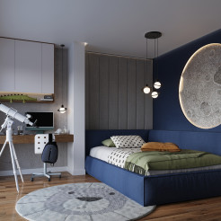 Lampa wisząca HYPERION 1 czarny