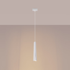 Lampa wisząca PRYSM 1 biała