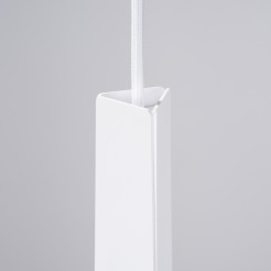 Lampa wisząca PRYSM 3L biała
