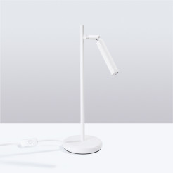 Lampa biurkowa PASTELO biała
