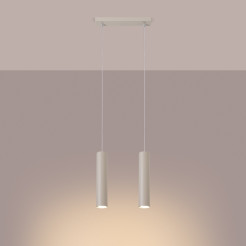 Lampa wisząca LAGOS 2 beżowa