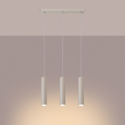 Lampa wisząca LAGOS 3L beżowa