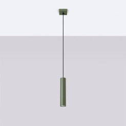 Lampa wisząca LAGOS 1 zielona oliwka