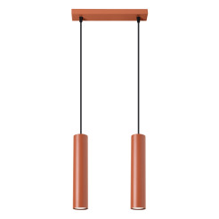 Lampa wisząca LAGOS 2 ochra czerwona