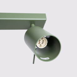 Plafon RING 4L zielony oliwkowy