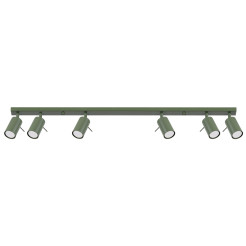 Plafon RING 6L zielony oliwkowy