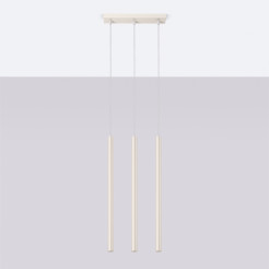 Lampa wisząca PASTELO 3 beżowa
