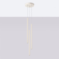 Lampa wisząca PASTELO 3P beżowa