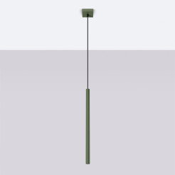 Lampa wisząca PASTELO 1 zielona oliwka
