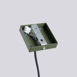 Lampa wisząca PASTELO 1 zielona oliwka
