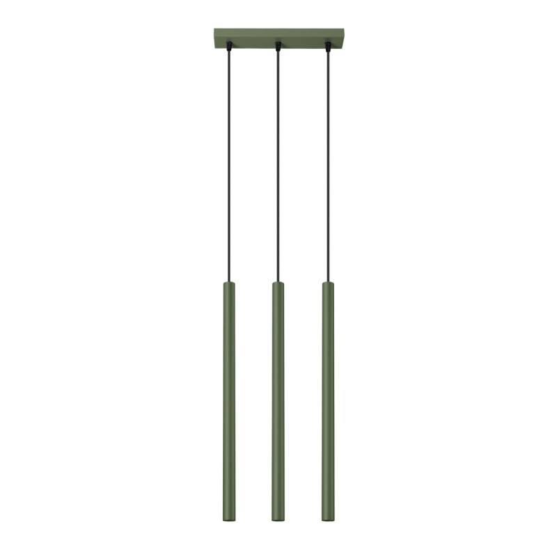 Lampa wisząca PASTELO 3 zielona oliwka