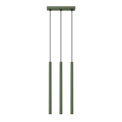 Lampa wisząca PASTELO 3 zielona oliwka