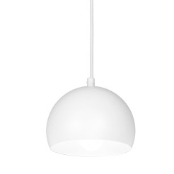 żyrandol  (metal shade dia 150 mm) white 1xE27 01211