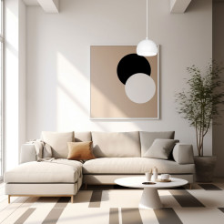 żyrandol  (metal shade dia 150 mm) white 1xE27 01211