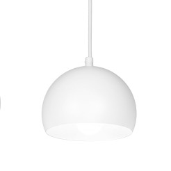 żyrandol  (metal shade dia 150 mm) white 3xE27 01212