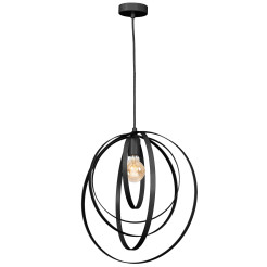 żyrandol  black 1xE27 01412