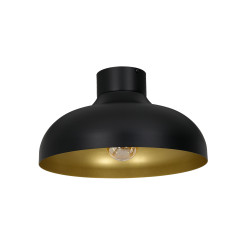 plafon  black/gold 1xE27 01538