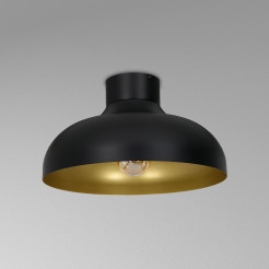 plafon  black/gold 1xE27 01538