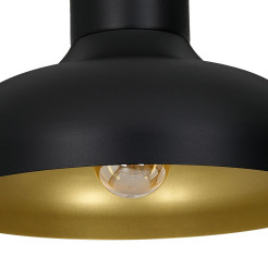 plafon  black/gold 1xE27 01538