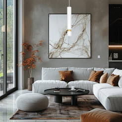 żyrandol  white/gold 1xGU10 01546