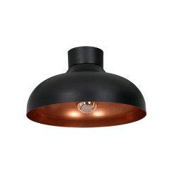 plafon  black/copper 1xE27 01734