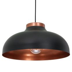 żyrandol  black/copper 1xE27 01735
