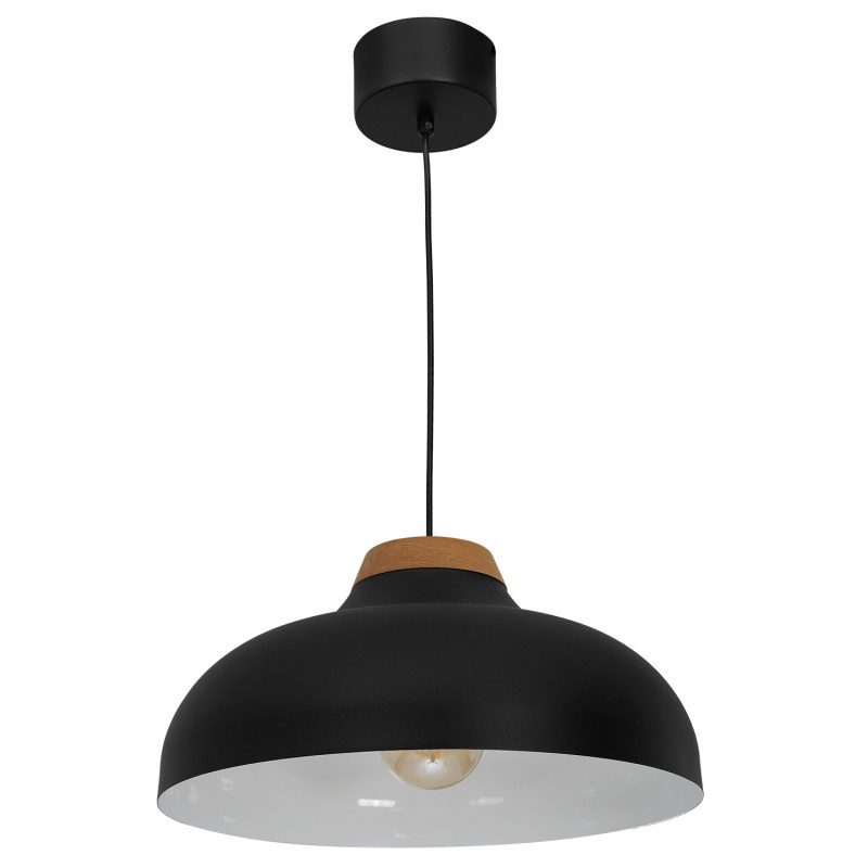 żyrandol  black 1xE27 01991