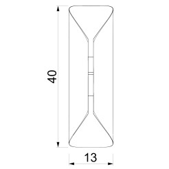 plafon/kinkiet  white 2xG9 03141