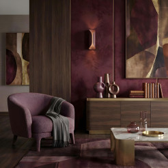 kinkiet  burgundy 2xG9 03169