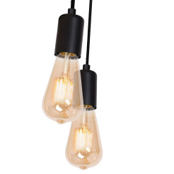 żyrandol  black 5xE27 03950