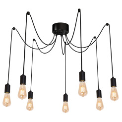 żyrandol  black 7xE27 03951