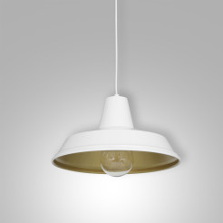 żyrandol  white/gold 1xE27 04031