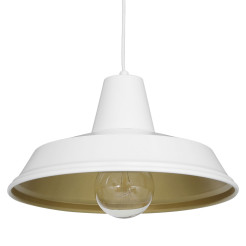 żyrandol  white/gold 1xE27 04031