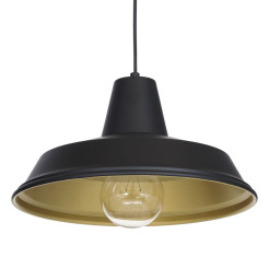 żyrandol  black/gold 1xE27 04032