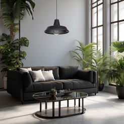 żyrandol  black 1xE27 04045