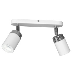 spot  white/chrome 2xGU10 05137