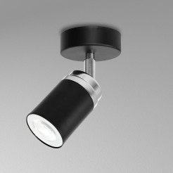 spot  black/chrome 1xGU10 05145