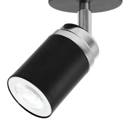 spot  black/chrome 1xGU10 05145