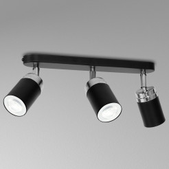 spot  black/chrome 3xGU10 05147
