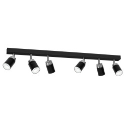 spot  black/chrome 6xGU10 05149
