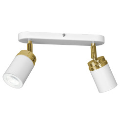spot  white/gold 2xGU10 05155